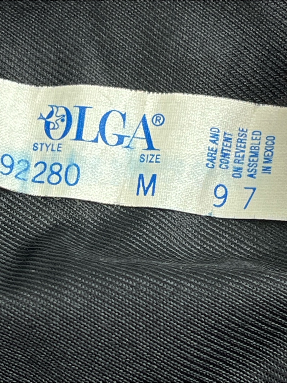 Olga Black Lace-Trim Long Nightgown dress - Picture 3 of 4